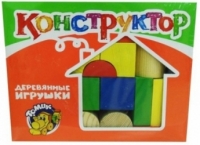 Томик Конструктор Цветные кубики (26 деталей)
