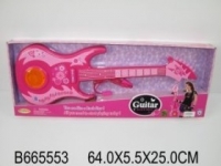 Guitar Гитара для девочки «Рок-н-рол» с микрофоном