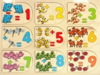 Step Puzzle Игра Веселая математика. Посчитай-ка.
