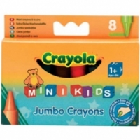 Crayola Восковые мелки для самых маленьких, 8 штук (арт.0080)