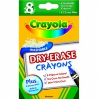 Crayola 8 легко стираемых восковых мелков, арт. 98-5200