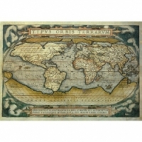 Educa Средневековая карта мира, 3000 деталей
