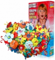 Бомик Букет цветов - 15 цветов коробка